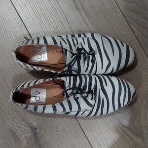 Dolce Vita Leather Zebra Flats